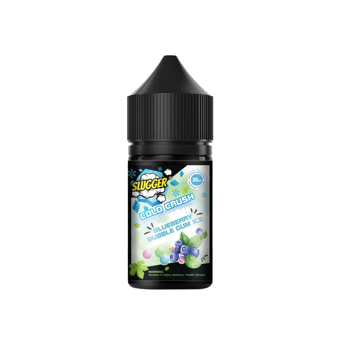 SLUGGER COLD CRUSH B.BERRY BUBBLEGUM 20MG-30ML - MrVapora.pk