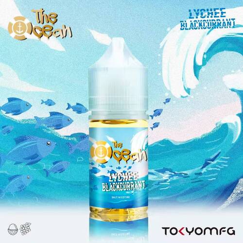 TOKYO OCEAN - LYCHEE BLACKCURRANT - 35MG 30ML - MrVapora.pk