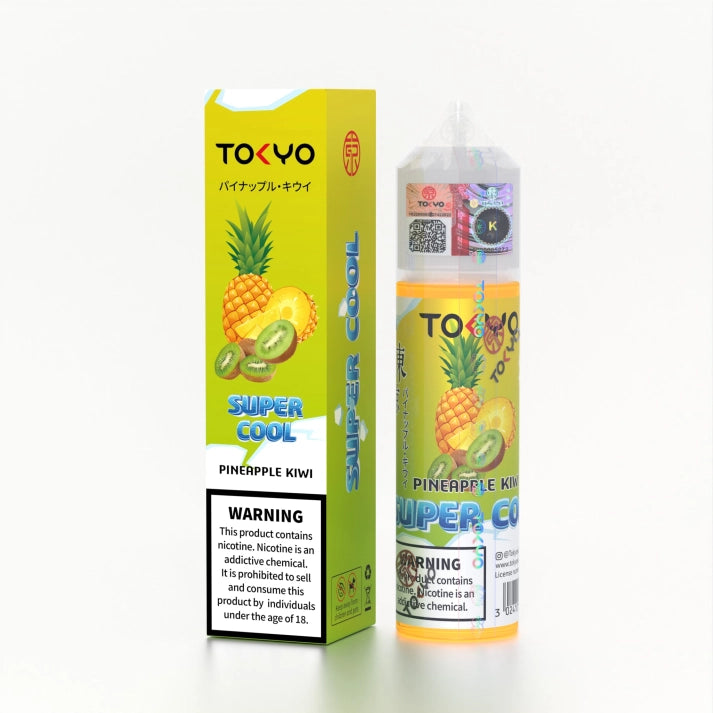 Tokyo Iced Pineapple Kiwi 60ML – Super Cool - MrVapora.pk