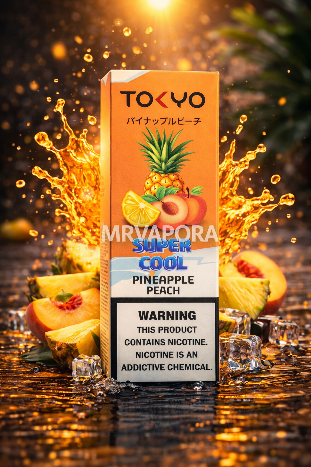 Tokyo Pineapple Peach 30 ml Super Cool Series At Best Price In Pakistan - MrVapora.pk