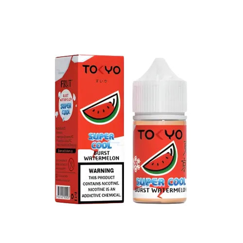Tokyo Saltnic Super Cool Burst Watermelon 30ml/50mg - MrVapora.pk