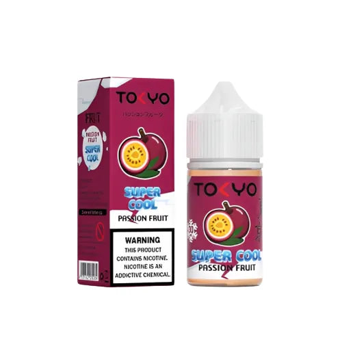 Tokyo Saltnic Super Cool Passion Fruit 35MG,50MG - 30ml - MrVapora.pk