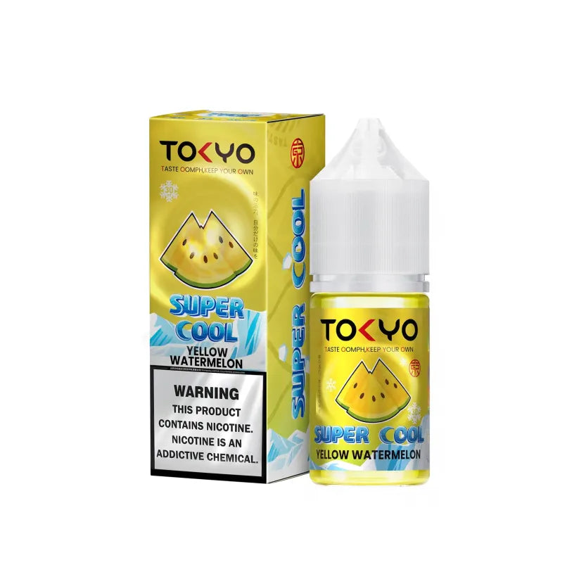YELLOW WATERMELON ICE 35MG,50MG 30ML - TOKYO SUPER COOL