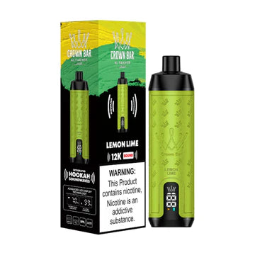 Al Fakher Crown Bar 12k Puffs Disposable Vape with Integrated Hookah Soundwaves