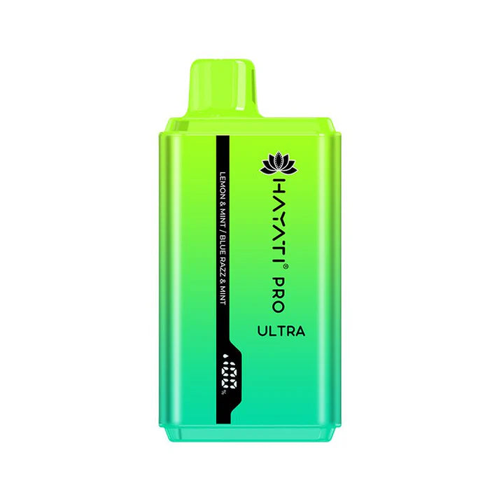 HAYATI PRO ULTRA LEMON & LIME / BLUE RAZZ & MINT 15000 PUFFS - MrVapora.pk