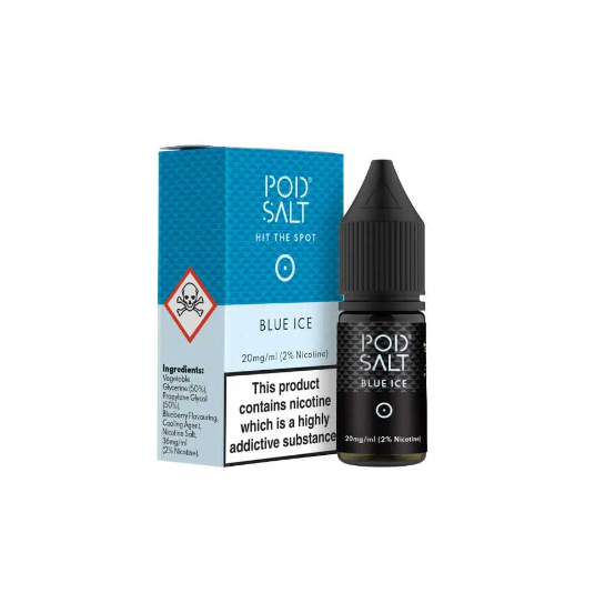 PODSALT - BLUE ICE 10ml 20mg - MrVapora.pk