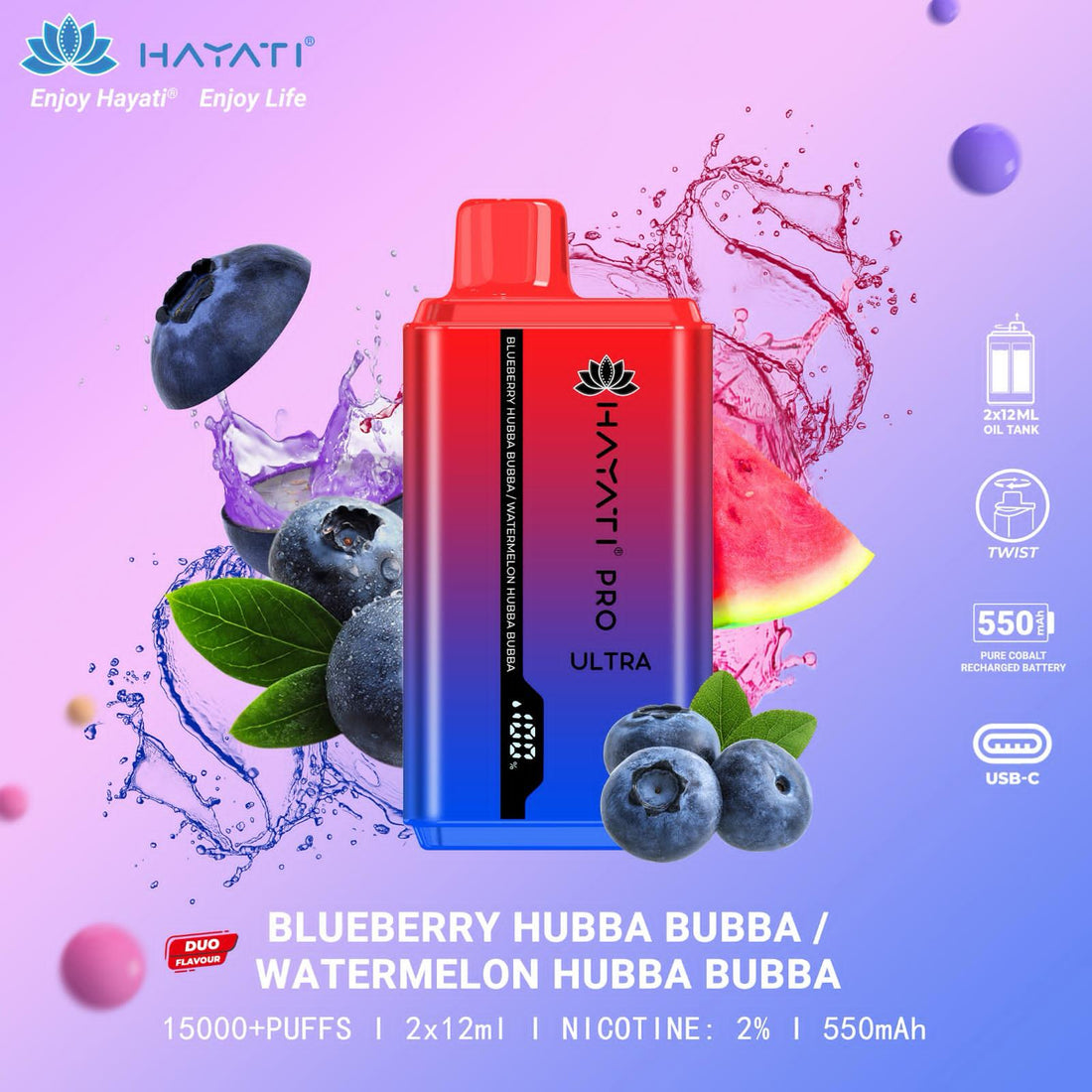 "Introducing the Award-Winning Hayati Ultra Promax 15000 Puffs: Exclusively Available at MrVapora Pakistan"