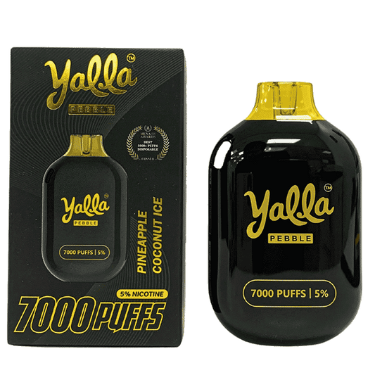YALLA DISPOSABLE 7000 PUFFS-PINEAPPLE COCONUT ICE