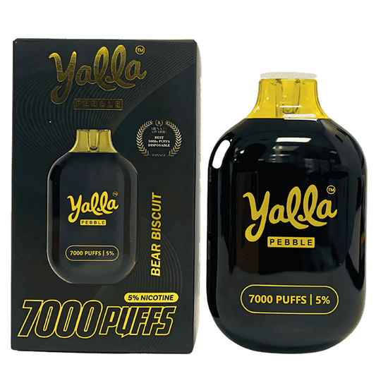 YALLA DISPOSABLE 7000 PUFFS-BEAR BISCUIT