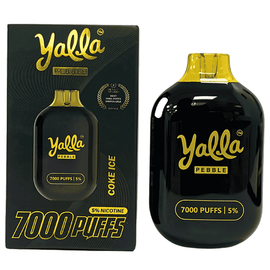 YALLA DISPOSABLE 7000 PUFFS-COKE ICE