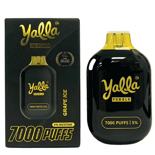 YALLA DISPOSABLE 7000 PUFFS-GRAPE ICE