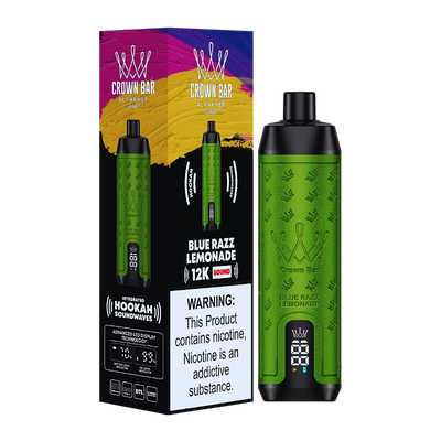 AL FAKHER CROWN BAR 12K PUFFS DISPOSABLE VAPE WITH INTEGRATED HOOKAH SOUNDWAVES - MrVapora.pk