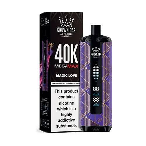 AL FAKHER MEGA MAX 40K CROWN BAR DISPOSABLE 6MG - MrVapora.pk