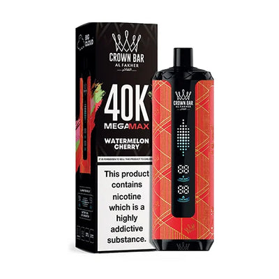 AL FAKHER MEGA MAX 40K CROWN BAR DISPOSABLE 6MG - MrVapora.pk
