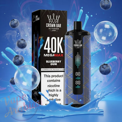 AL FAKHER MEGA MAX 40K CROWN BAR DISPOSABLE 6MG - MrVapora.pk