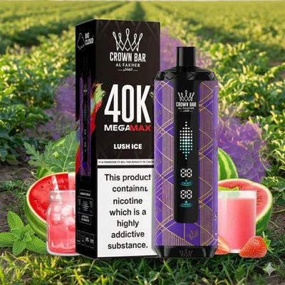 AL FAKHER MEGA MAX 40K CROWN BAR DISPOSABLE 6MG - MrVapora.pk