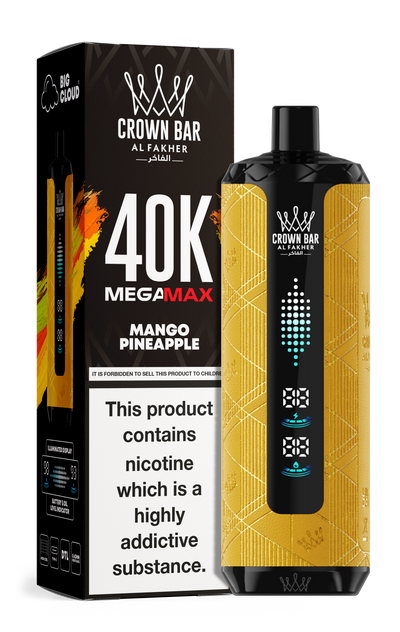AL FAKHER MEGA MAX 40K CROWN BAR DISPOSABLE 6MG - MrVapora.pk