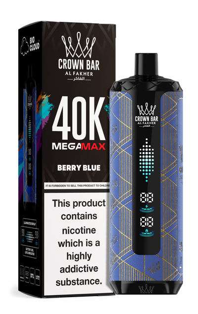 AL FAKHER MEGA MAX 40K CROWN BAR DISPOSABLE 6MG - MrVapora.pk
