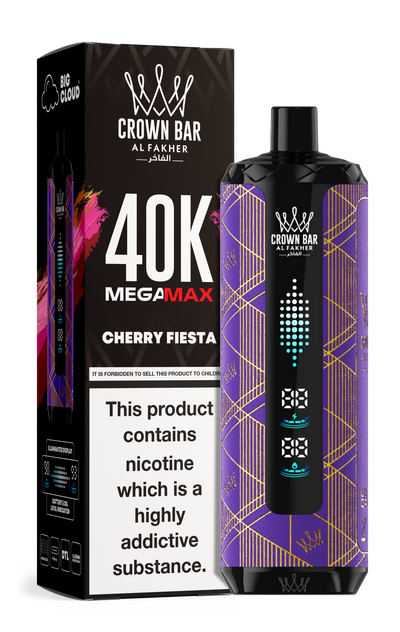 AL FAKHER MEGA MAX 40K CROWN BAR DISPOSABLE 6MG - MrVapora.pk