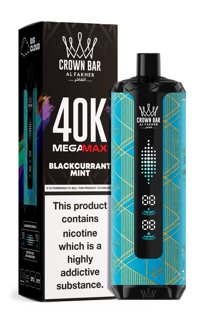 AL FAKHER MEGA MAX 40K CROWN BAR DISPOSABLE 6MG - MrVapora.pk