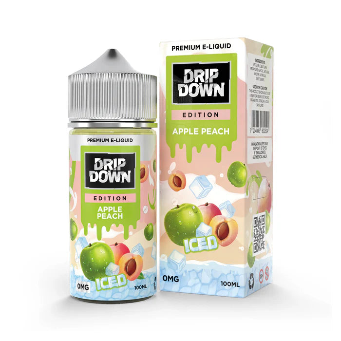 APPLE PEACH ICE  100ML - DRIP DOWN EDITION - MrVapora.pk