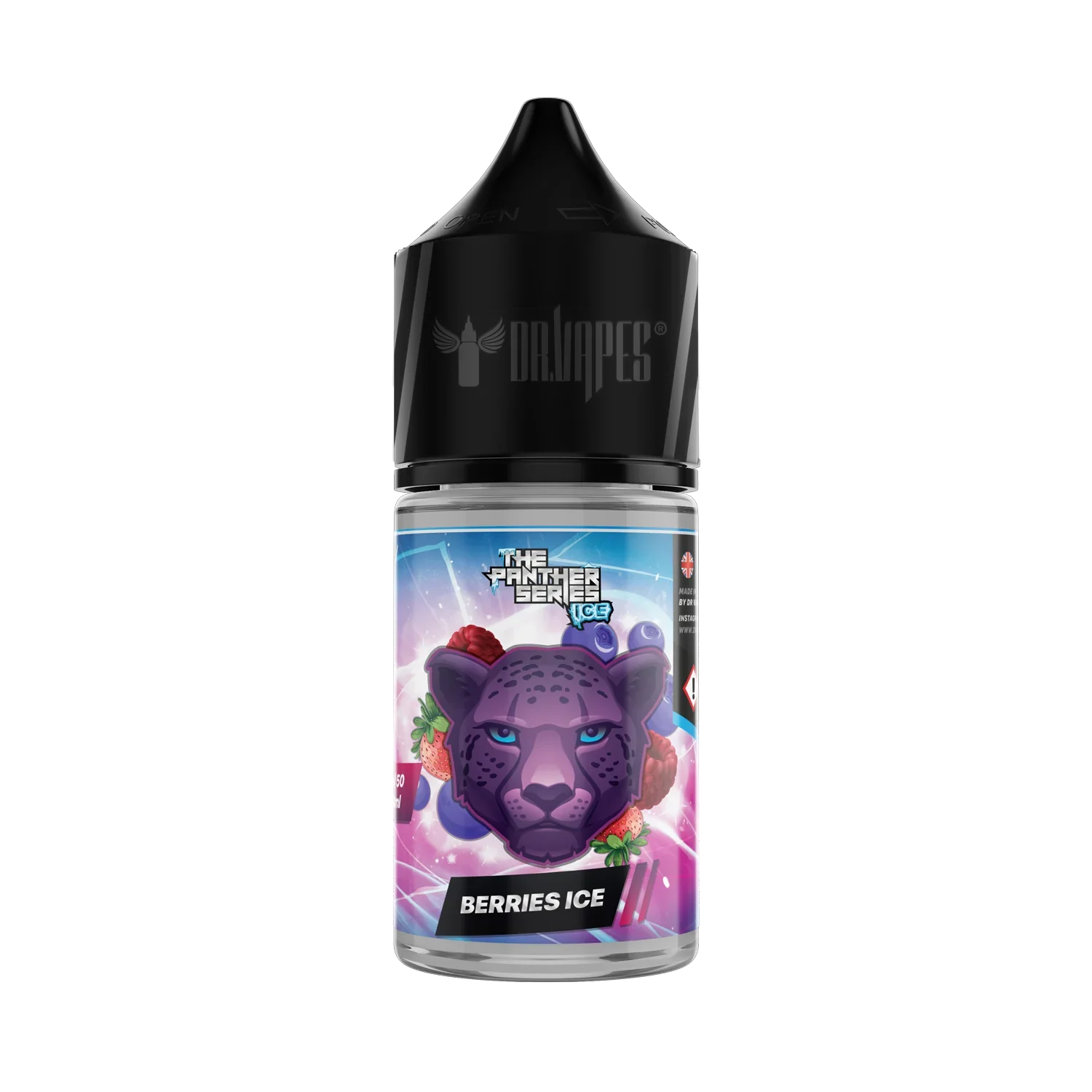 BERRIES  ICE 30MG  30ML   -   DR  VAPES   PANTHER   SUPER   ICE - MrVapora.pk