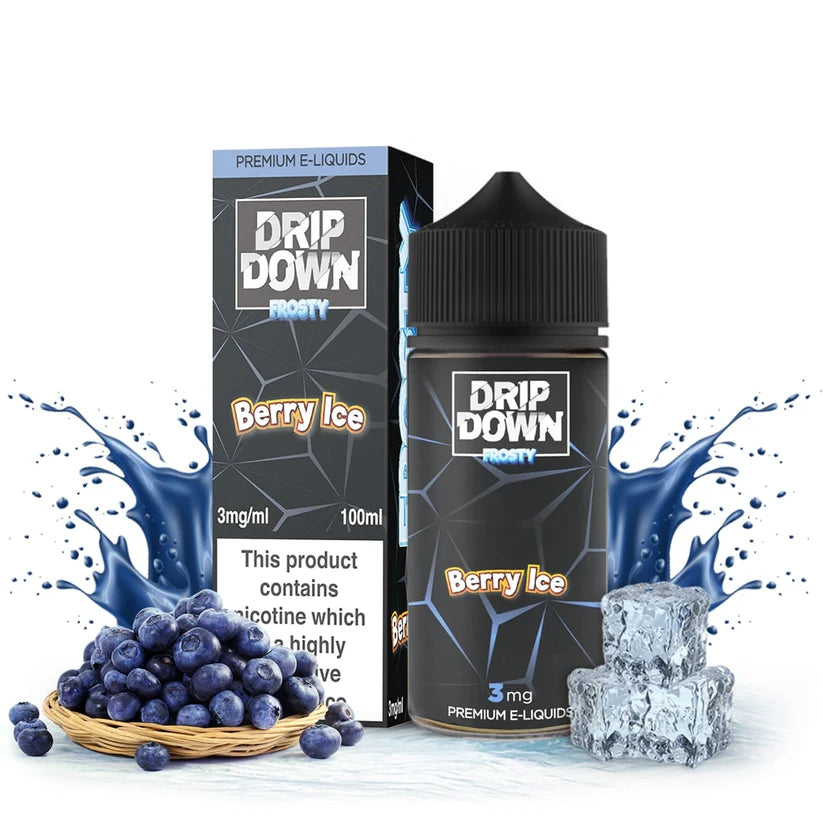 BERRY ICE   100ML  - DRIP DOWN FROSTY - MrVapora.pk