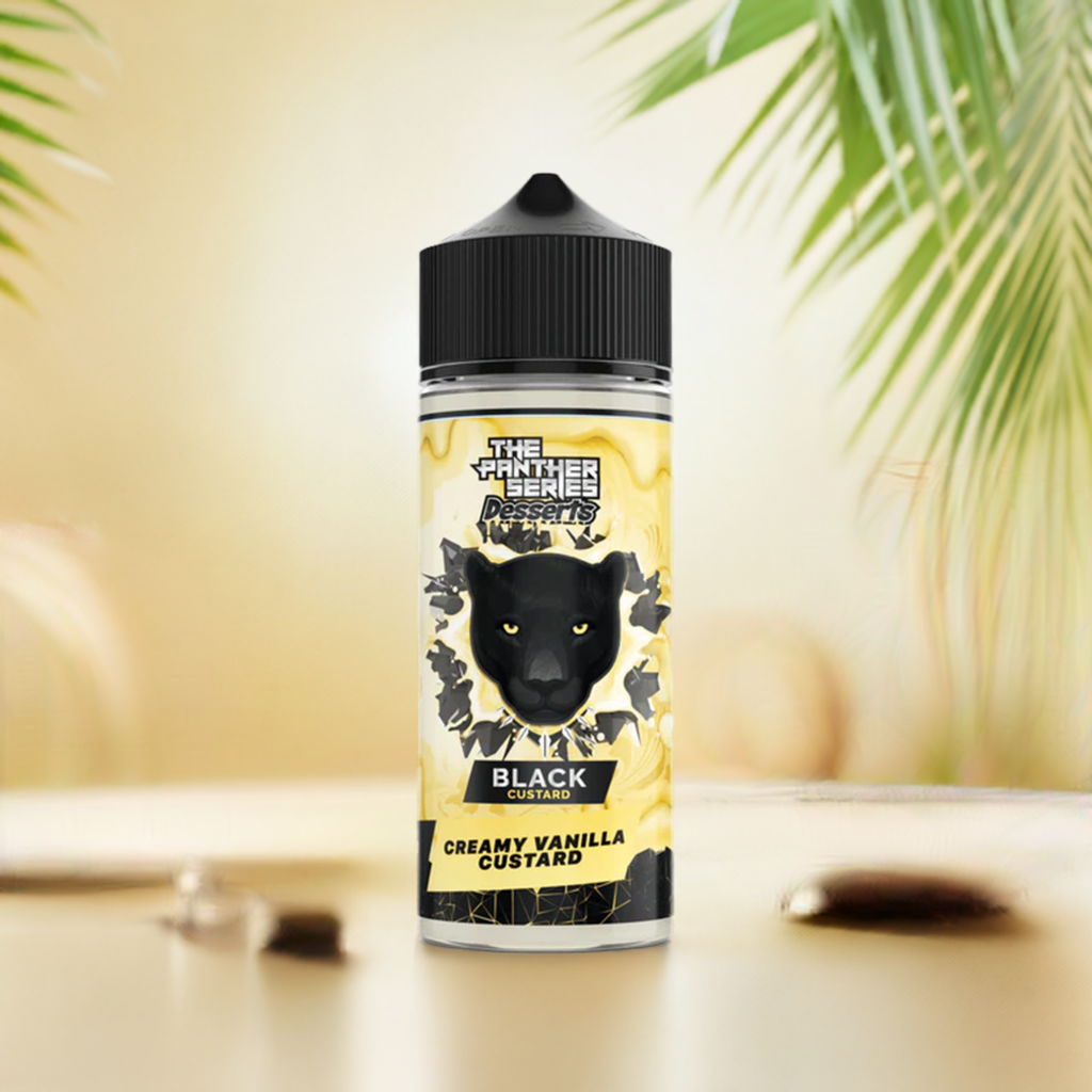 BLACK CUSTARD CREAMY VANILLA 3MG-- 120ML- DR VAPES DESSERT SERIES - MrVapora.pk