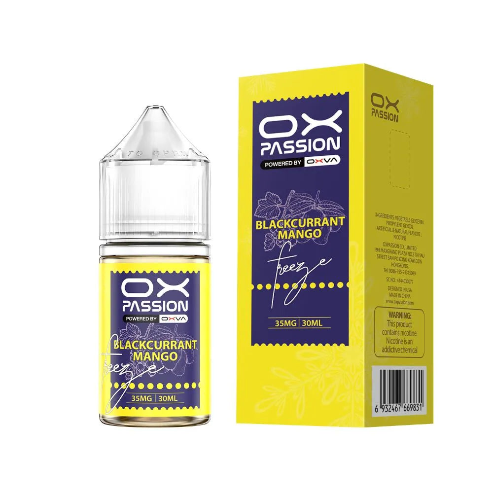 BLACKCURANT MANGO 30ML- OX PASSION SALT BY OXVA - MrVapora.pk