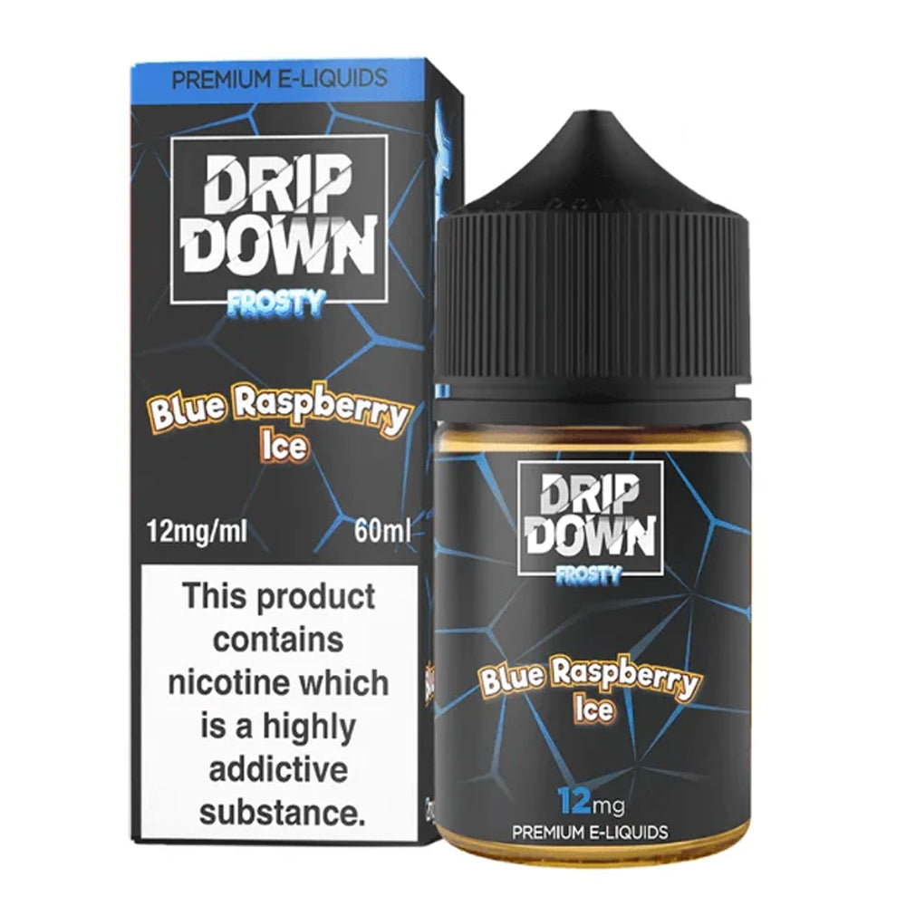 BLUE RASPBERRY ICE 60ML - DRIP DOWN FROSTY - MrVapora.pk