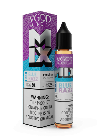 BLUE RAZZ ICED 30ML - VGOD ICED  SALT NIC - MrVapora.pk