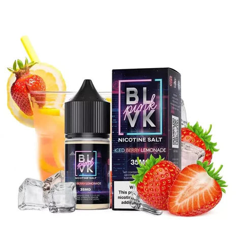 BLVK Pink Series 20mg Iced Berry Lemonade 30ml - MrVapora.pk