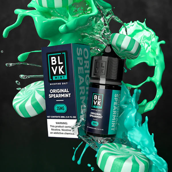 BLVK Salt 35mg Spearmint 30ml - MrVapora.pk