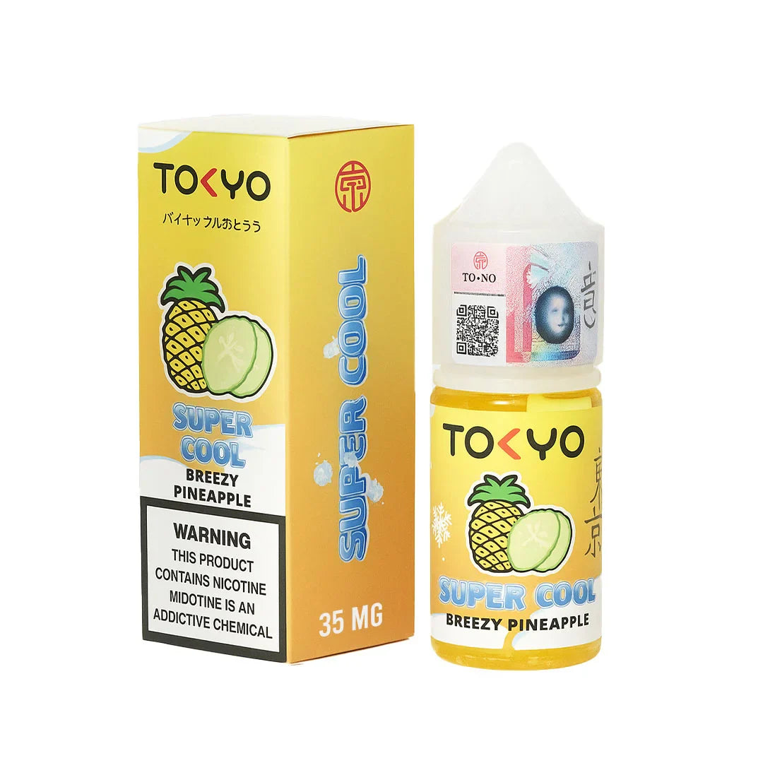 BREEZY PINEAPPLE ICE 30ML - TOKYO SUPER COOL - MrVapora.pk
