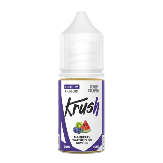 DRIP DOWN KRUSH SERIES BLUEBERRY WATERMELON KIWI ICE  30MG,50MG -  30ML - MrVapora.pk