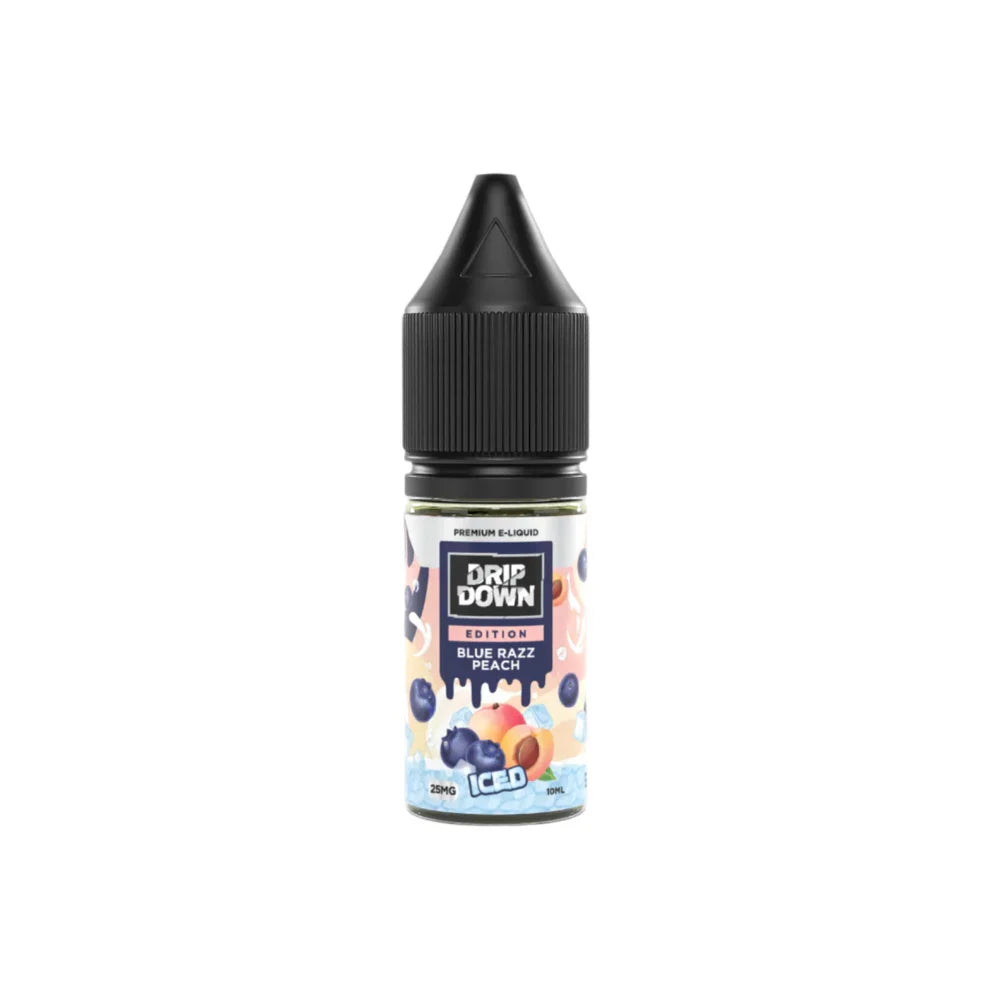 Buy Drip Down Blue Razz Peach Ice 10ml Edition Series - MrVapora.pk