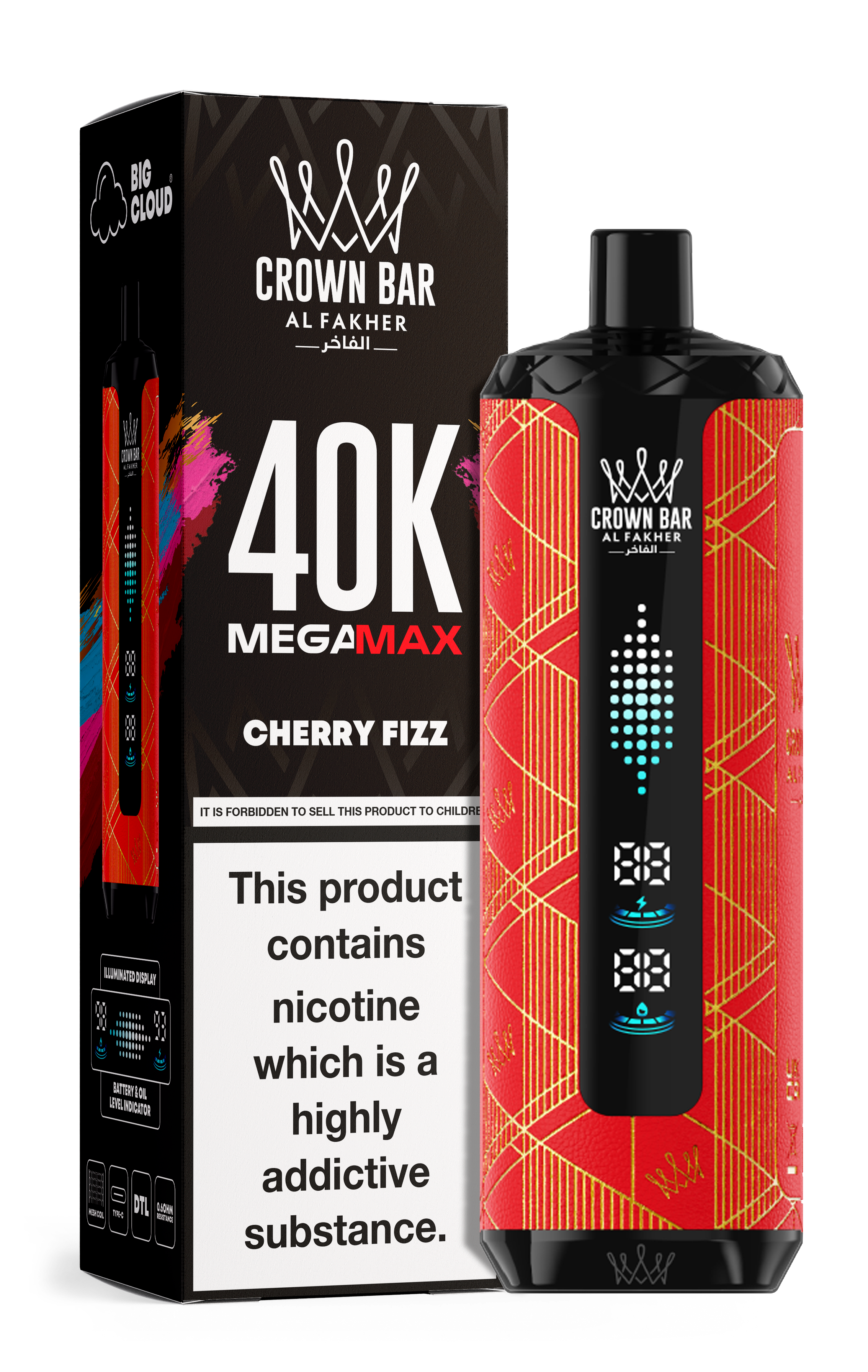 AL FAKHER MEGA MAX 40K CROWN BAR DISPOSABLE 6MG