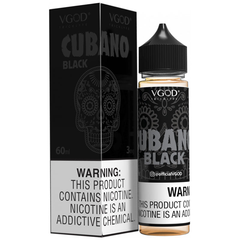 CUBANO BLACK 60ML - VGOD FREEBASE NON ICED - MrVapora.pk