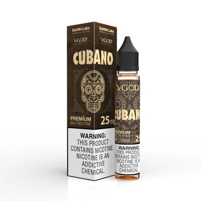 CUBANO BROWN RICH CREAMY CIGAR 30ML - VGOD NON ICED SALT NIC - MrVapora.pk