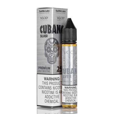 CUBANO SILVER 30ML - VGOD NON ICED SALT NIC - MrVapora.pk