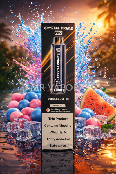 Crystal prime pro 4500 puffs 2% Disposable - MrVapora.pk