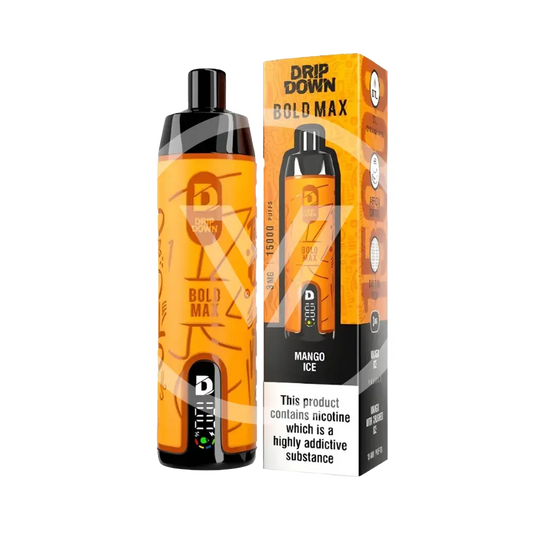 DRIP DOWN BOLD MAX DISPOSABLE 15000 PUFFS - MrVapora.pk