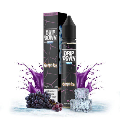 DRIP DOWN FROSTY - 50MG - GRAPE ICE - MrVapora.pk