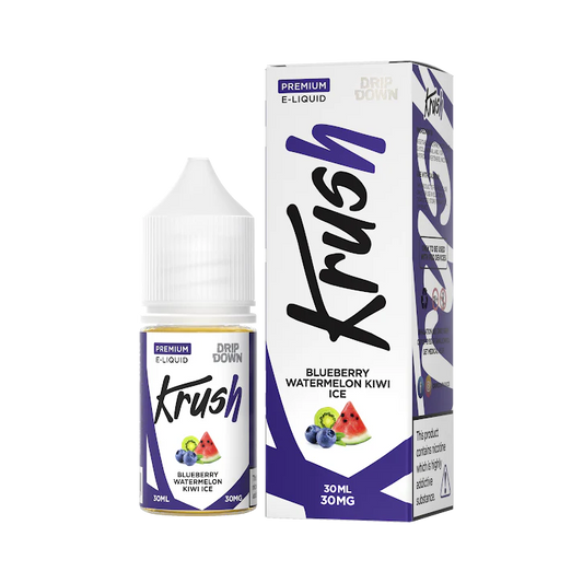 DRIP DOWN KRUSH SERIES BLUEBERRY WATERMELON KIWI ICE  30MG,50MG -  30ML - MrVapora.pk