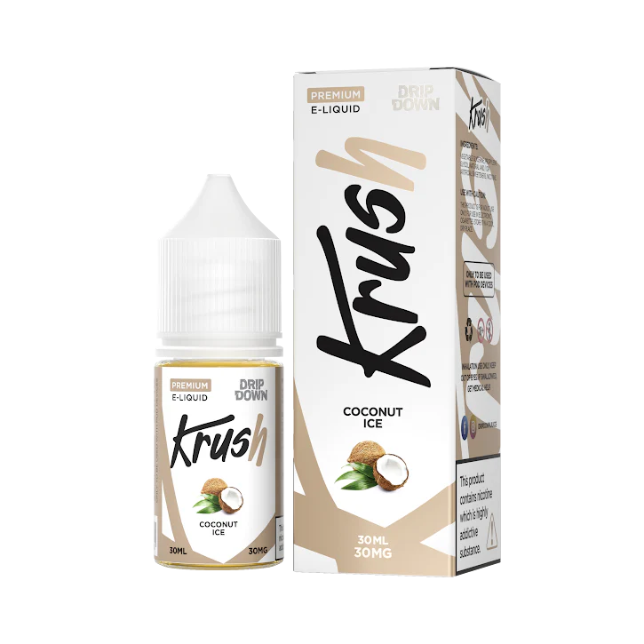 DRIP DOWN KRUSH SERIES COCONUT ICE 30MG,50MG -  30ML - MrVapora.pk