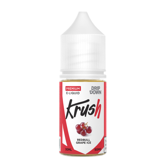 DRIP DOWN KRUSH SERIES REDBULL GRAPE ICE 30MG,50MG - 30ML - MrVapora.pk