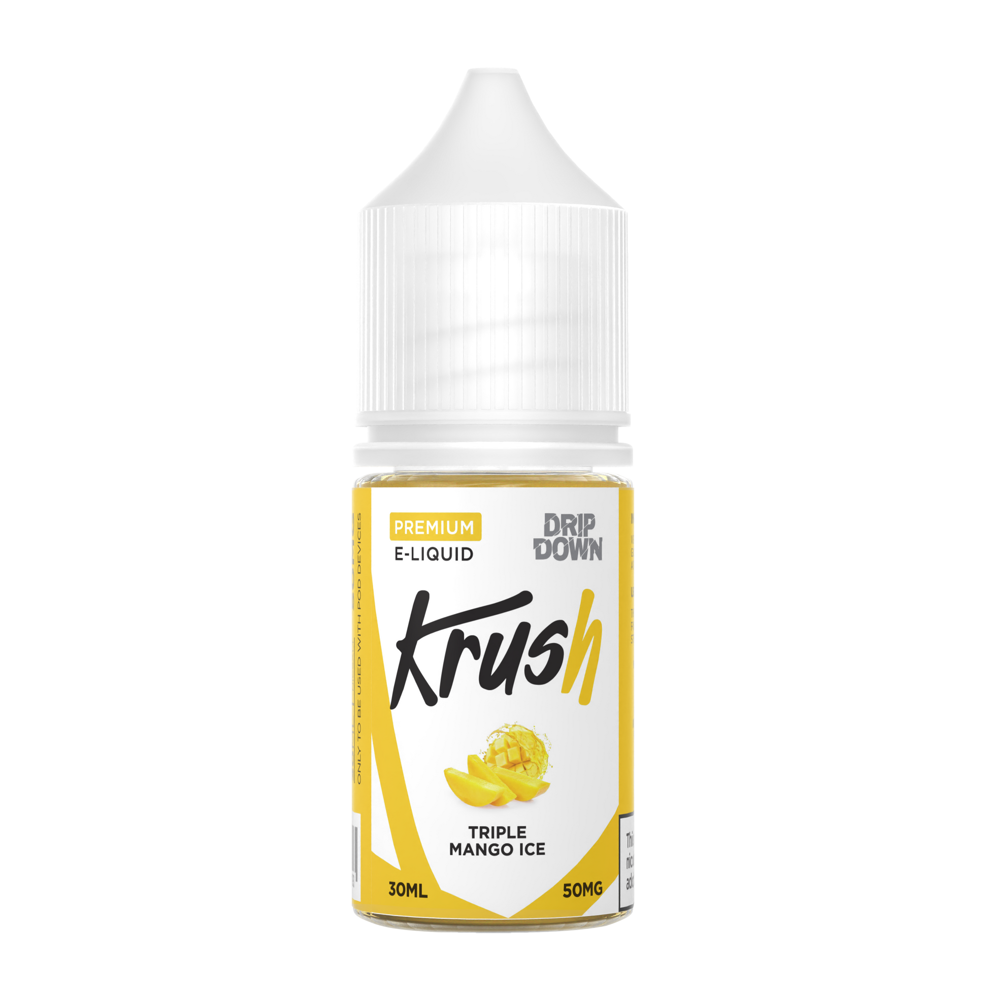 DRIP DOWN KRUSH SERIES TRIPLE MANGO ICE 30MG,50MG - 30ML - MrVapora.pk