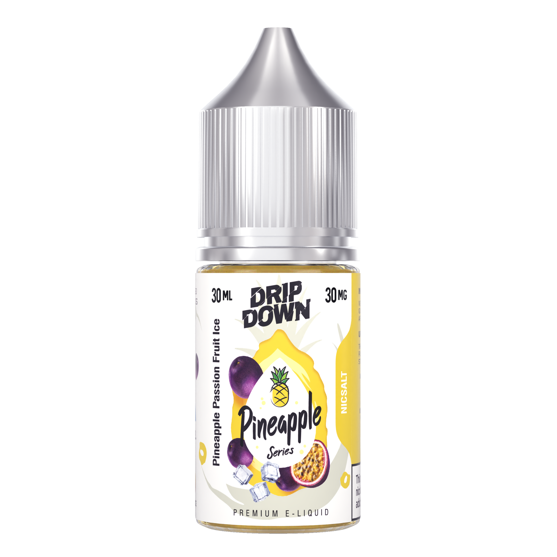 DRIP DOWN PINEAPPLE SERIES  PINEAPPLE PASSIONFRUIT ICE  30MG,50MG - 30ML - MrVapora.pk