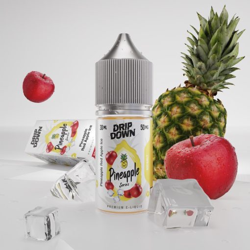 DRIP DOWN PINEAPPLE SERIES PINEAPPLE RED APPLE ICE 30MG,50MG - 30ML - MrVapora.pk