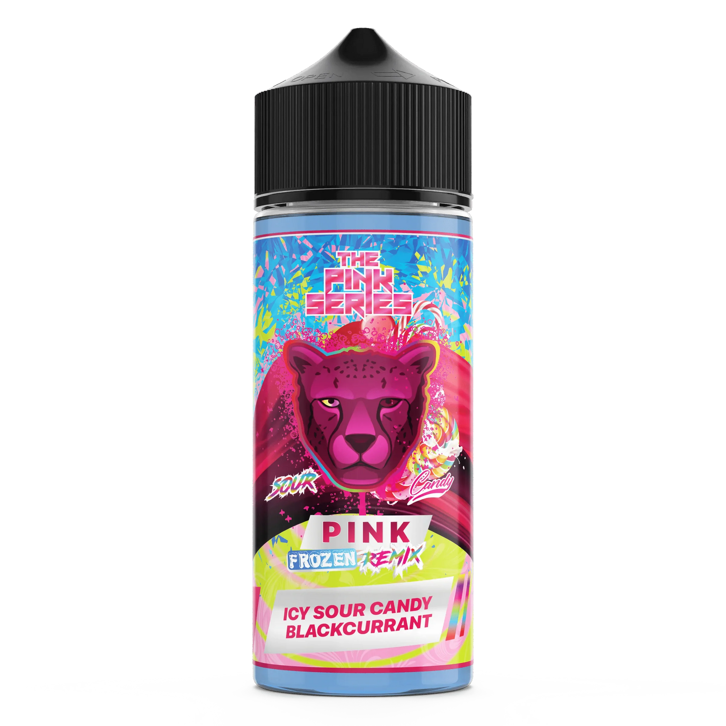DRVAPES -  PINK FROZEN ICE REMIX PANTHER SERIES-3MG--120ML - MrVapora.pk